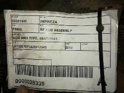 View Auto part Right Front Hub Assembly Subaru Impreza 2010