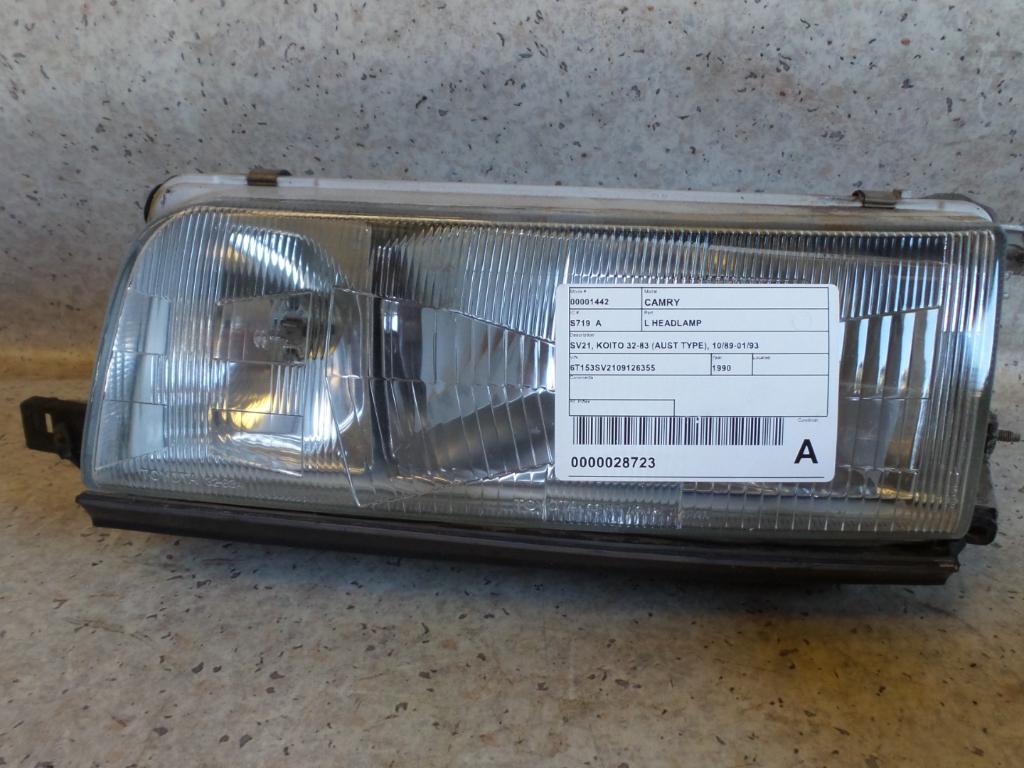 View Auto part Left Headlamp Toyota Camry 1990