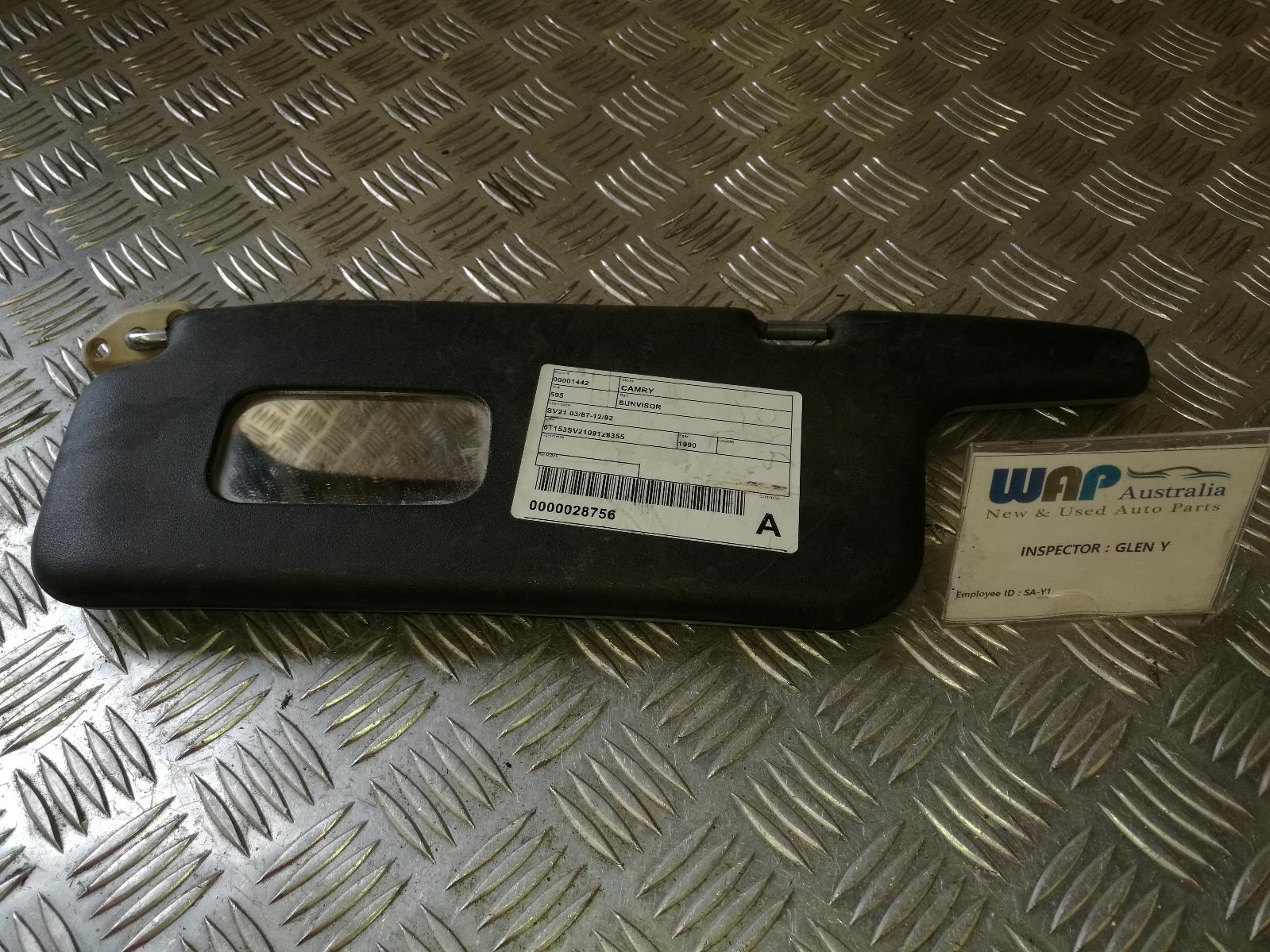 View Auto part Sunvisor Toyota Camry 1990