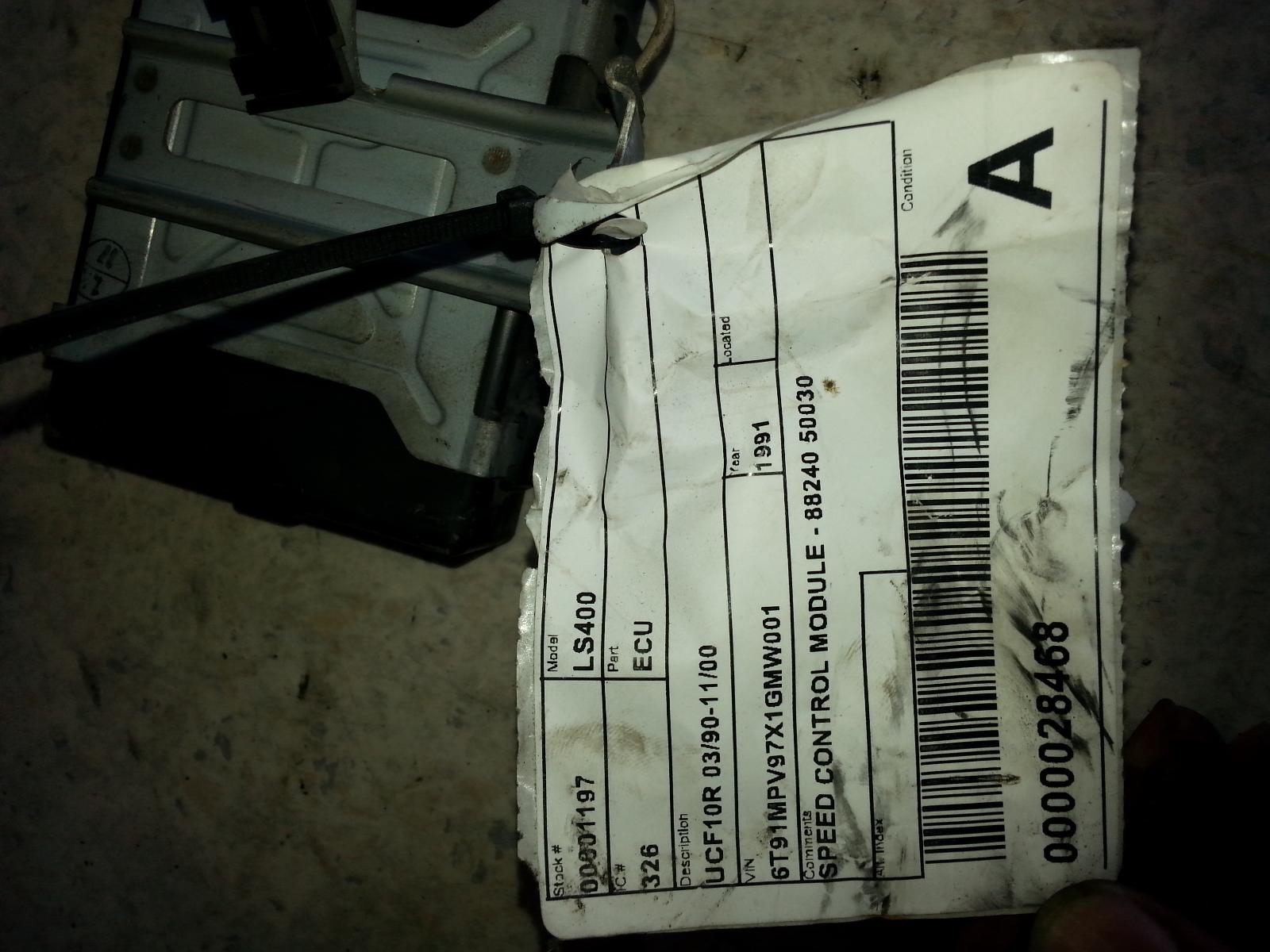 View Auto part Ecu Lexus Ls400 1991
