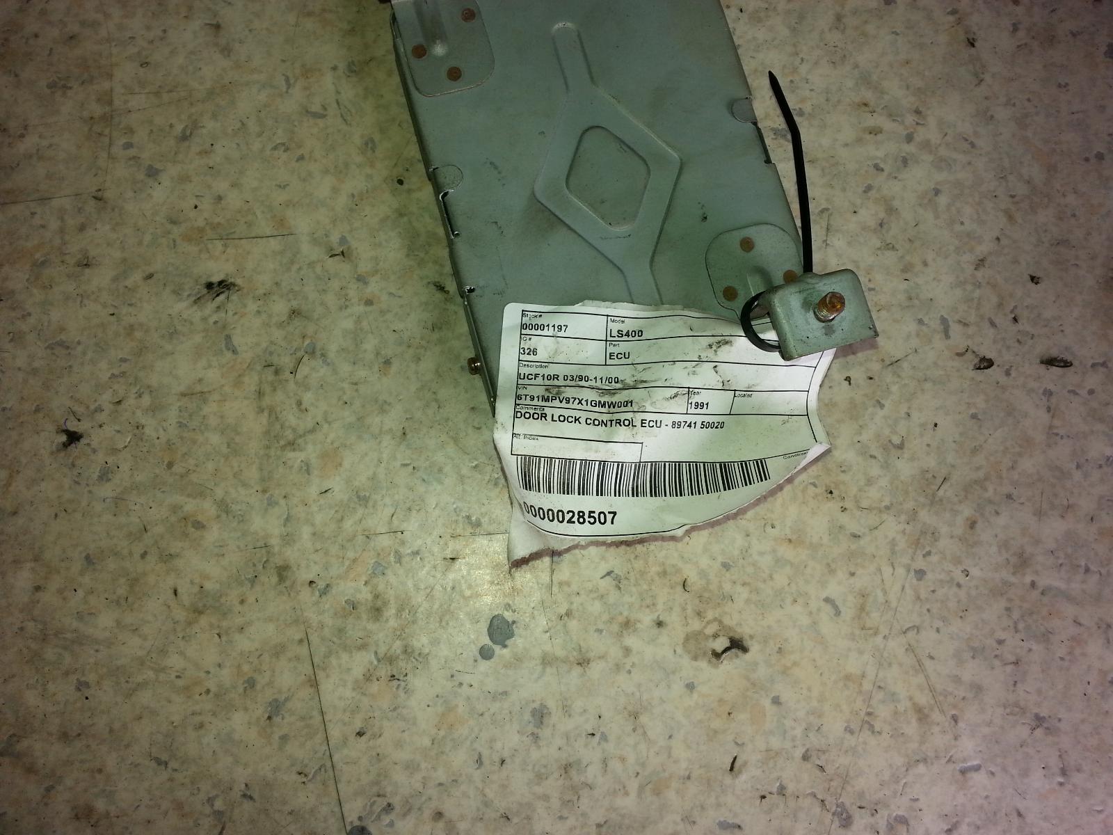 View Auto part Ecu Lexus Ls400 1991