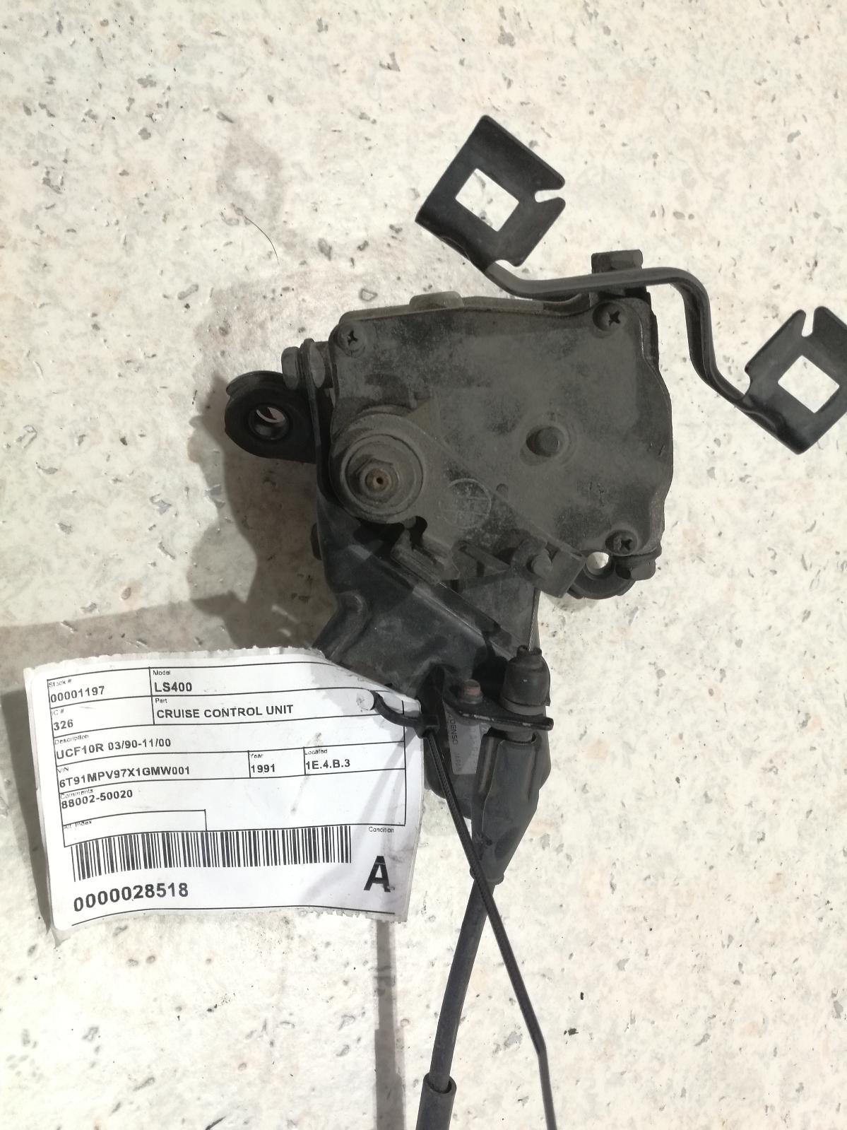 View Auto part Cruise Control Unit Lexus Ls400 1991