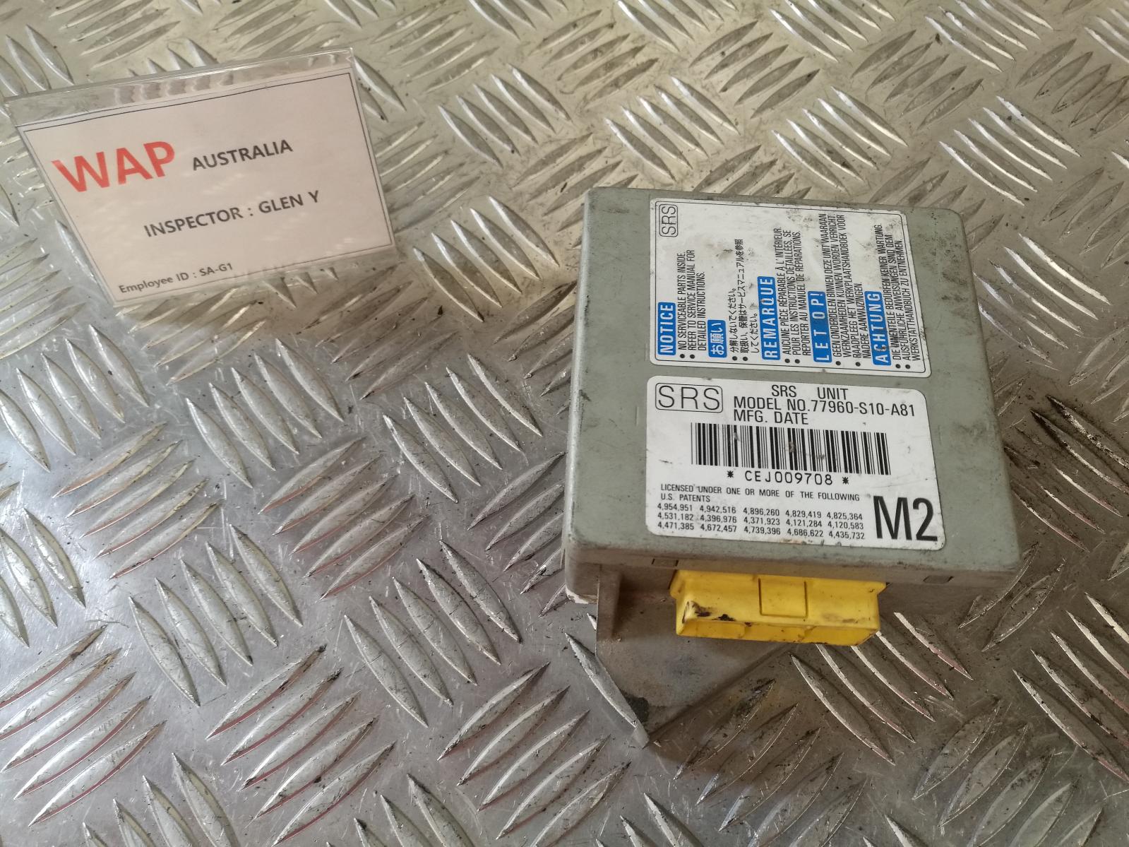 View Auto part Airbag Module/Sensor Honda Crv 1998