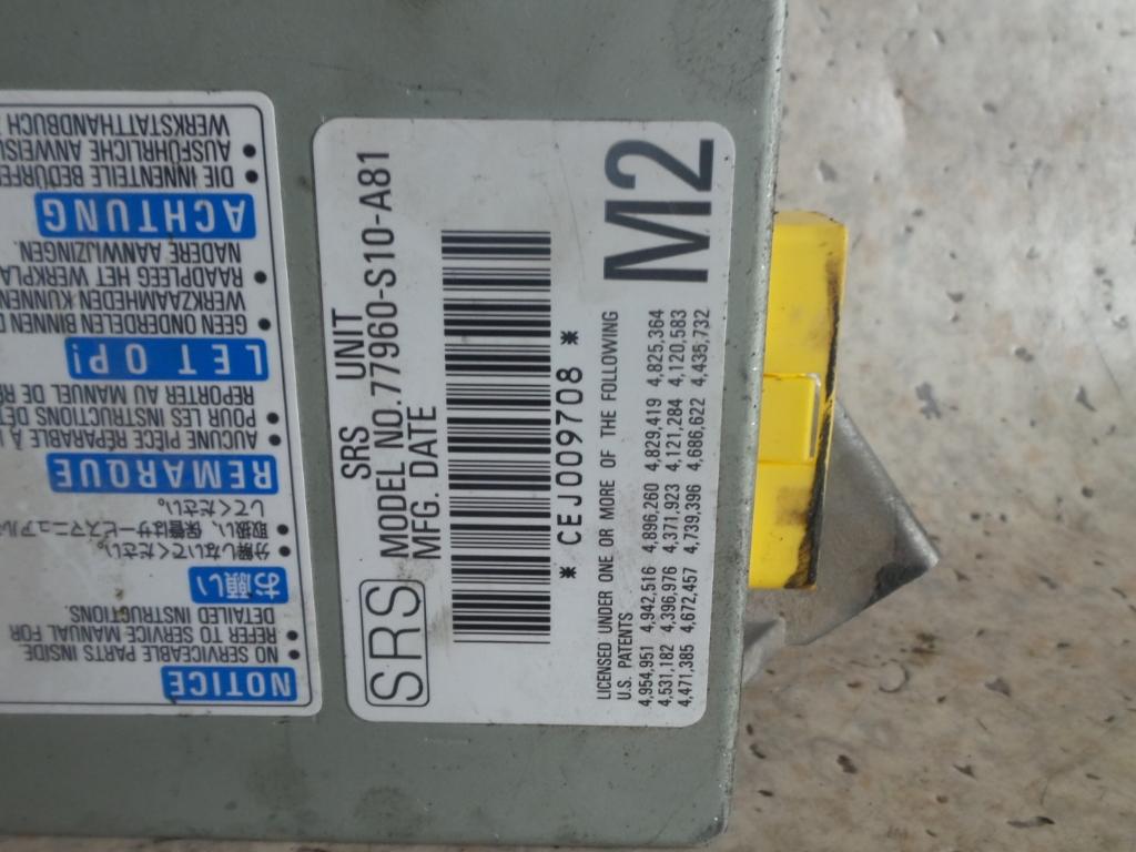 View Auto part Airbag Module/Sensor Honda Crv 1998
