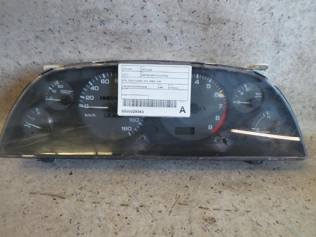 1992 Nissan Skyline Instrument Cluster View Auto part Instrument Cluster Nissan Skyline 1992
