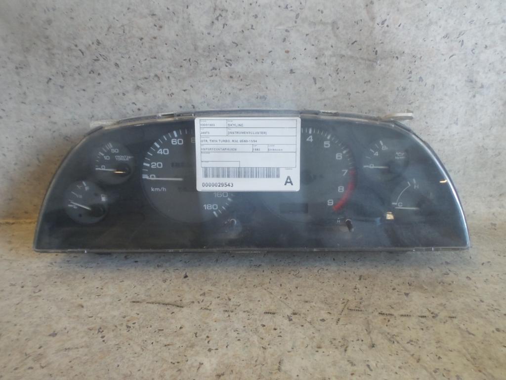 1992 Nissan Skyline Instrument Cluster View Auto part Instrument Cluster Nissan Skyline 1992