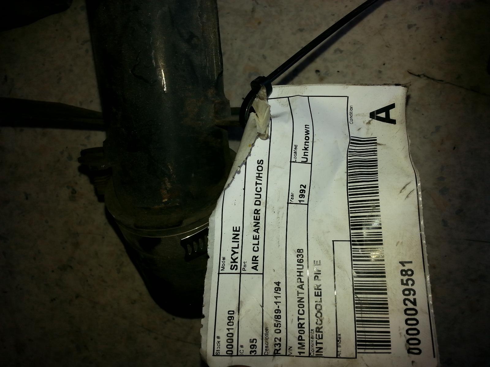 1992 Nissan Skyline Air Cleaner Duct/Hos View Auto part Air Cleaner Duct/Hos Nissan Skyline 1992