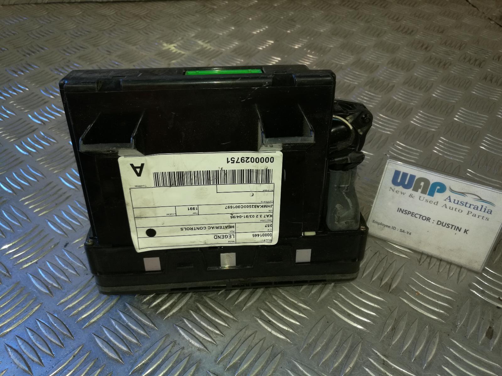 1991 Honda Legend Heater/Ac Controls View Auto part Heater/Ac Controls Honda Legend 1991