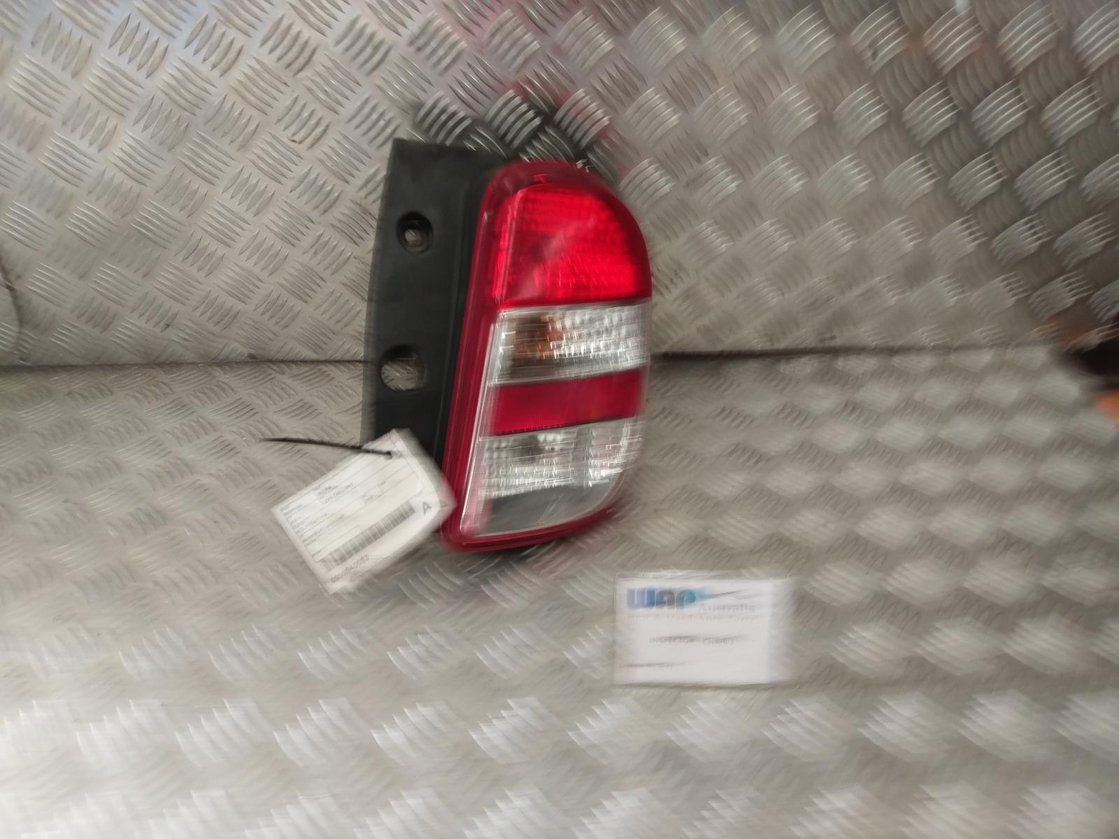 2012 Nissan Micra Left Taillight View Auto part Left Taillight Nissan Micra 2012