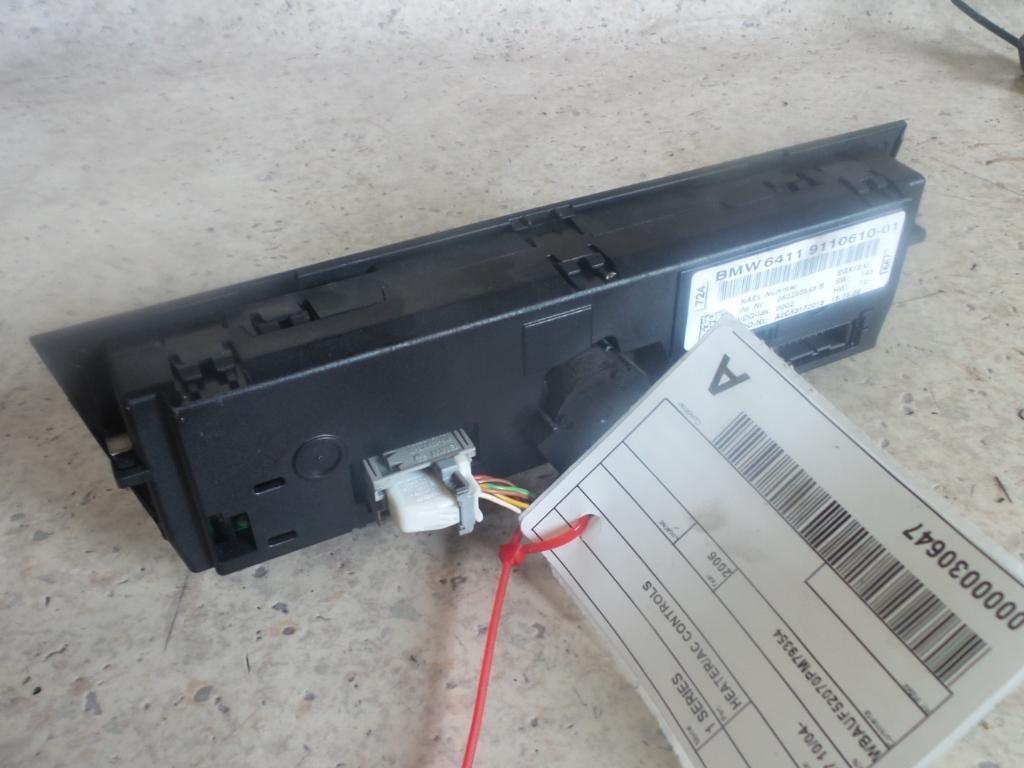 View Auto part Heater/Ac Controls Bmw 1 Series 2006