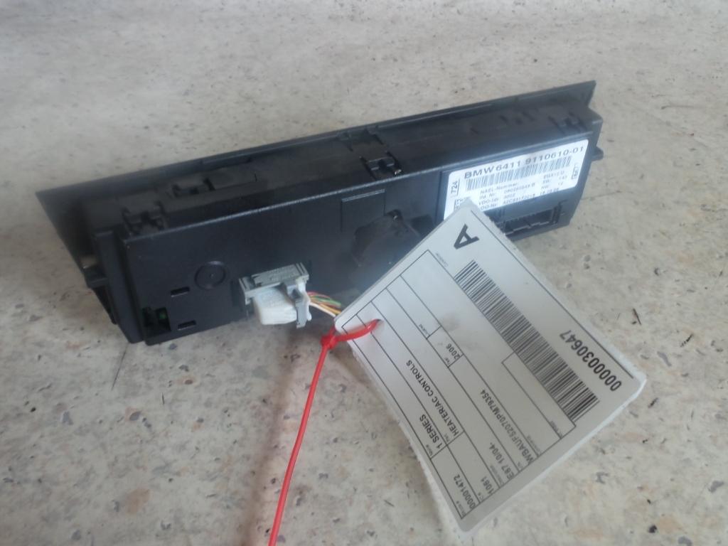 View Auto part Heater/Ac Controls Bmw 1 Series 2006