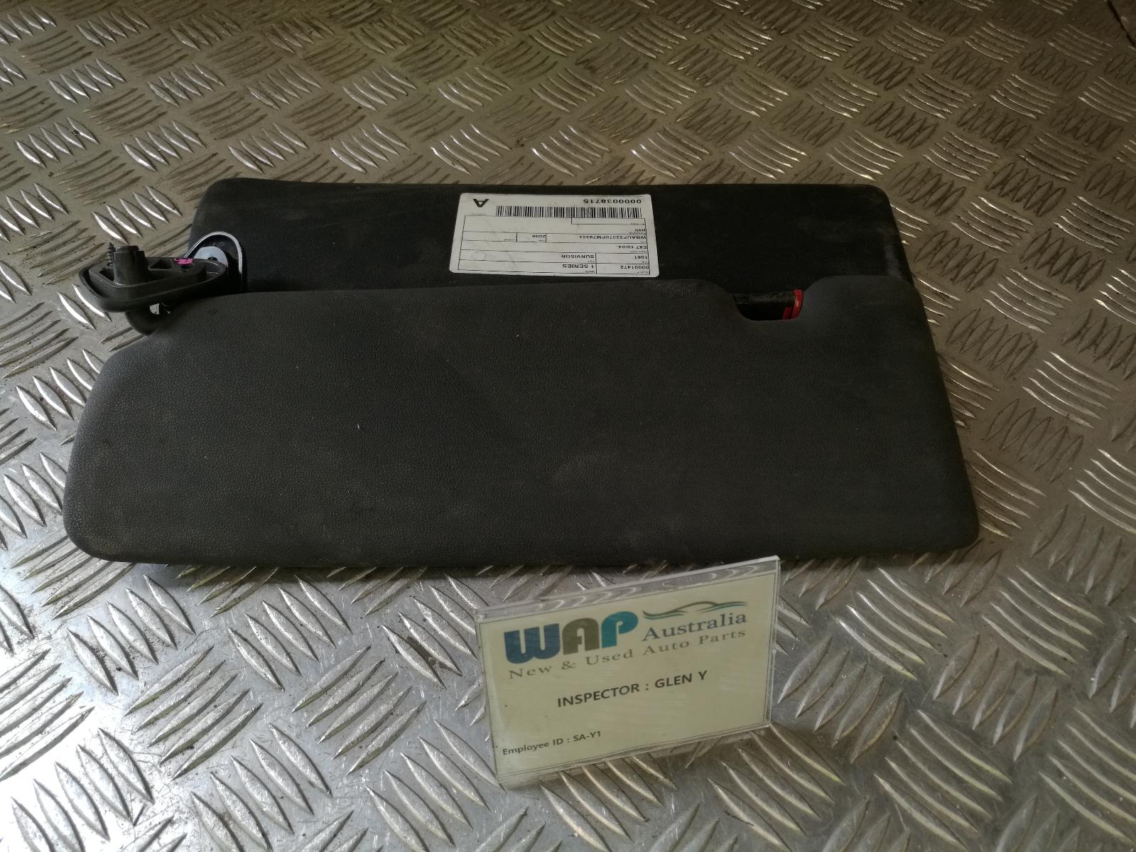 2006 Bmw 1 Series Sunvisor View Auto part Sunvisor Bmw 1 Series 2006