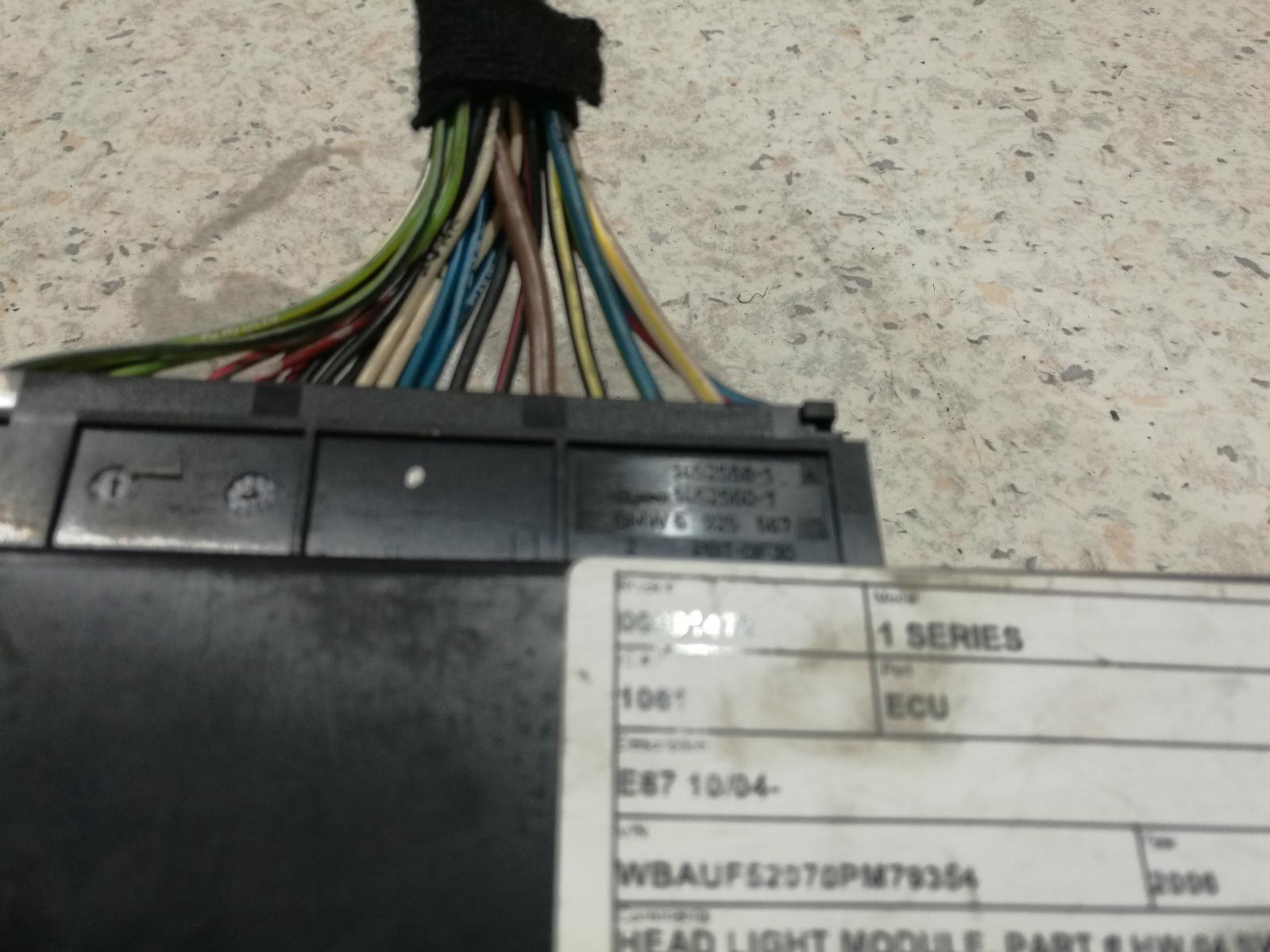 2006 Bmw 1 Series Ecu View Auto part Ecu Bmw 1 Series 2006