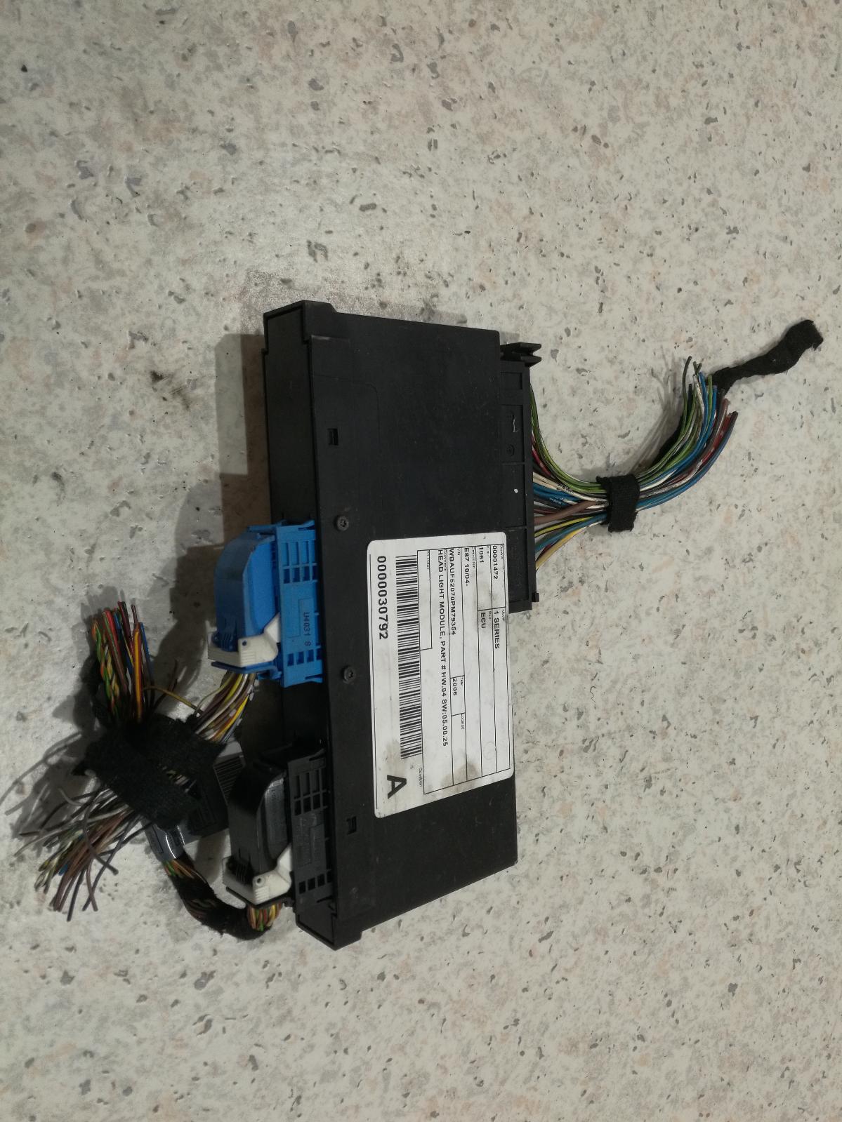 2006 Bmw 1 Series Ecu View Auto part Ecu Bmw 1 Series 2006