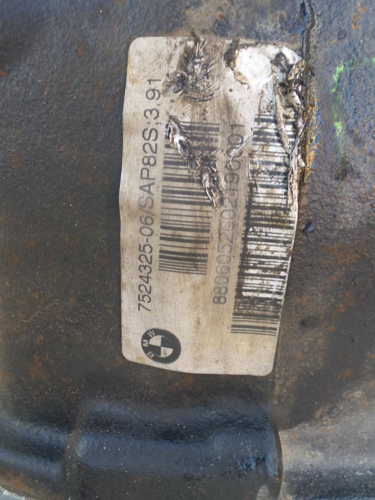 2006 Bmw 1 Series Differential Centre View Auto part Differential Centre Bmw 1 Series 2006