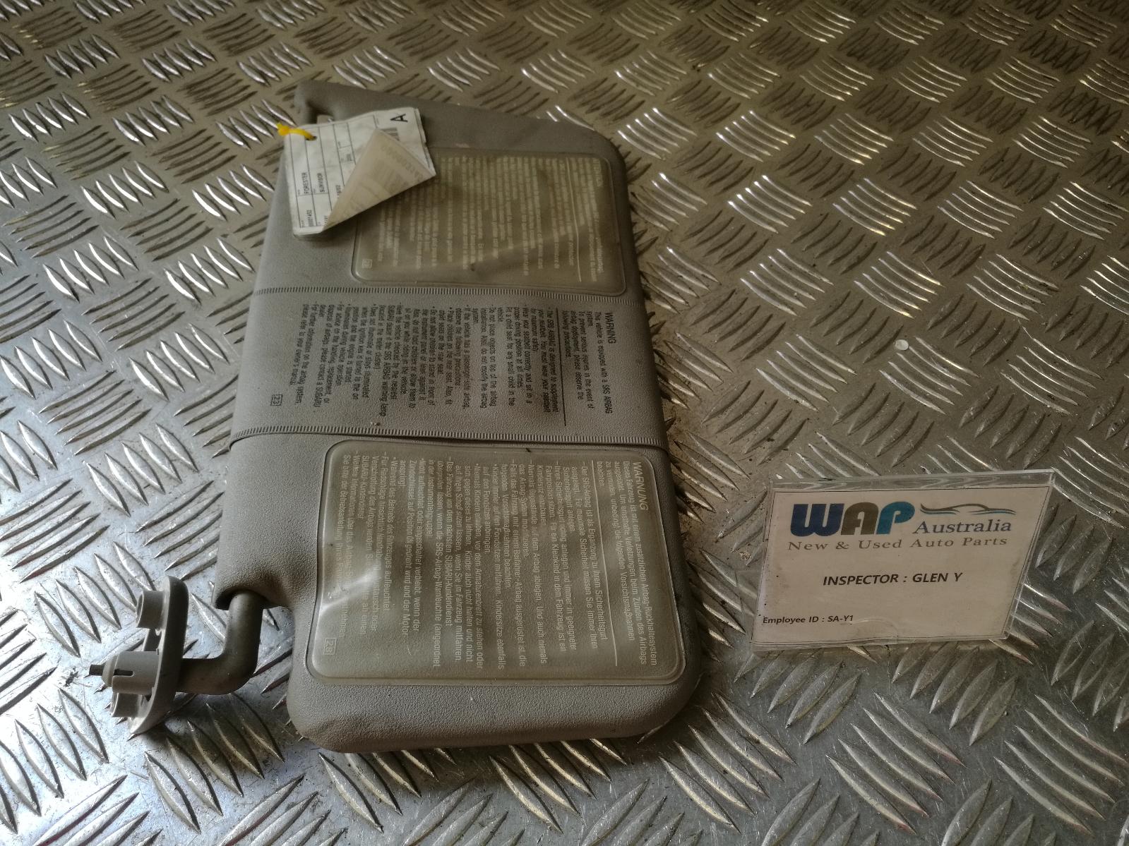 2000 Subaru Forester Sunvisor View Auto part Sunvisor Subaru Forester 2000