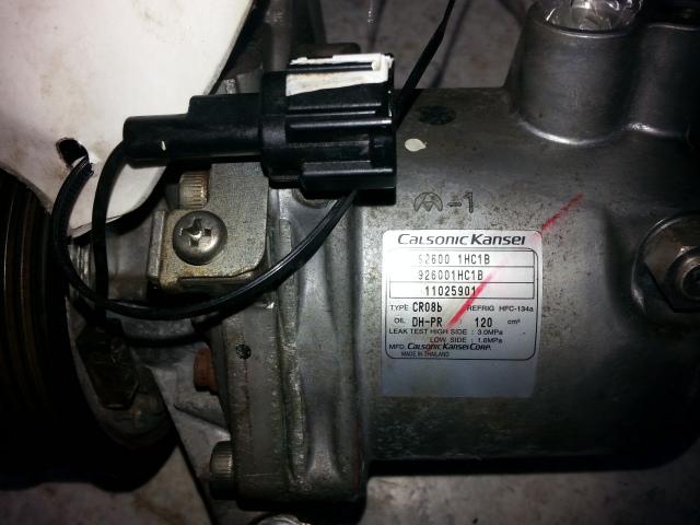 View Auto part A/C Compressor Nissan Micra 2011