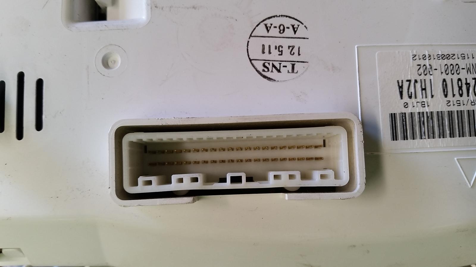 2011 Nissan Micra Instrument Cluster View Auto part Instrument Cluster Nissan Micra 2011