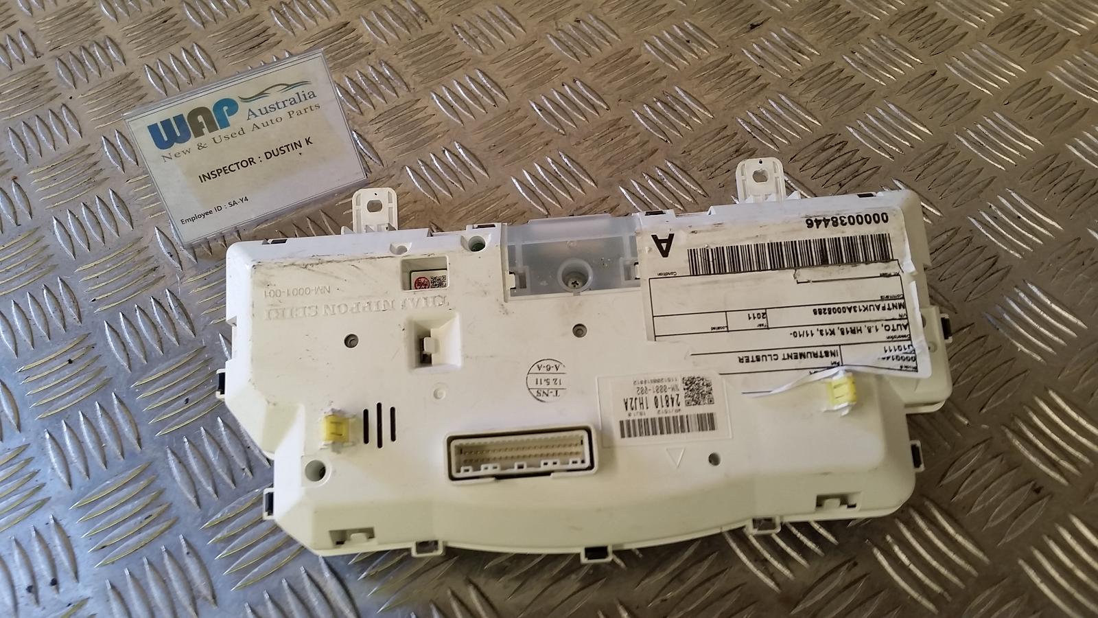 2011 Nissan Micra Instrument Cluster View Auto part Instrument Cluster Nissan Micra 2011