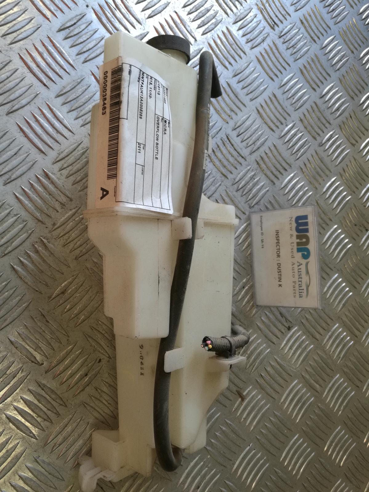 View Auto part Overflow Bottle Nissan Micra 2011