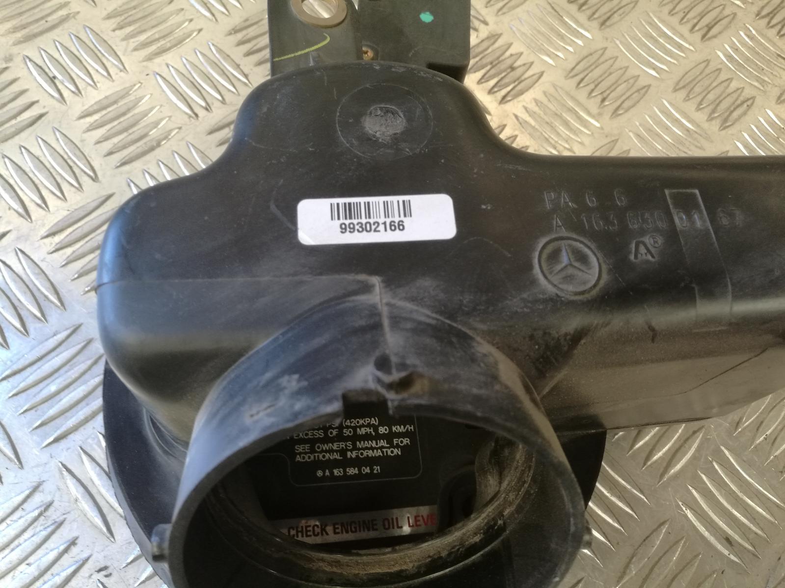 1999 Mercedes M Class Fuel Door / Filler View Auto part Fuel Door / Filler Mercedes M Class 1999