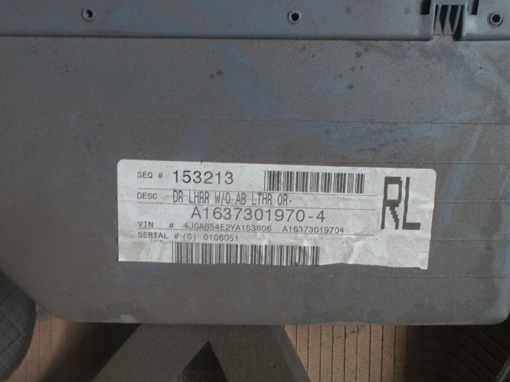 1999 Mercedes M Class Door Trim View Auto part Door Trim Mercedes M Class 1999