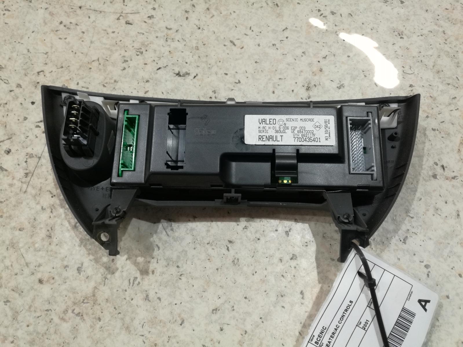 View Auto part Heater/Ac Controls Renault Scenic 2001