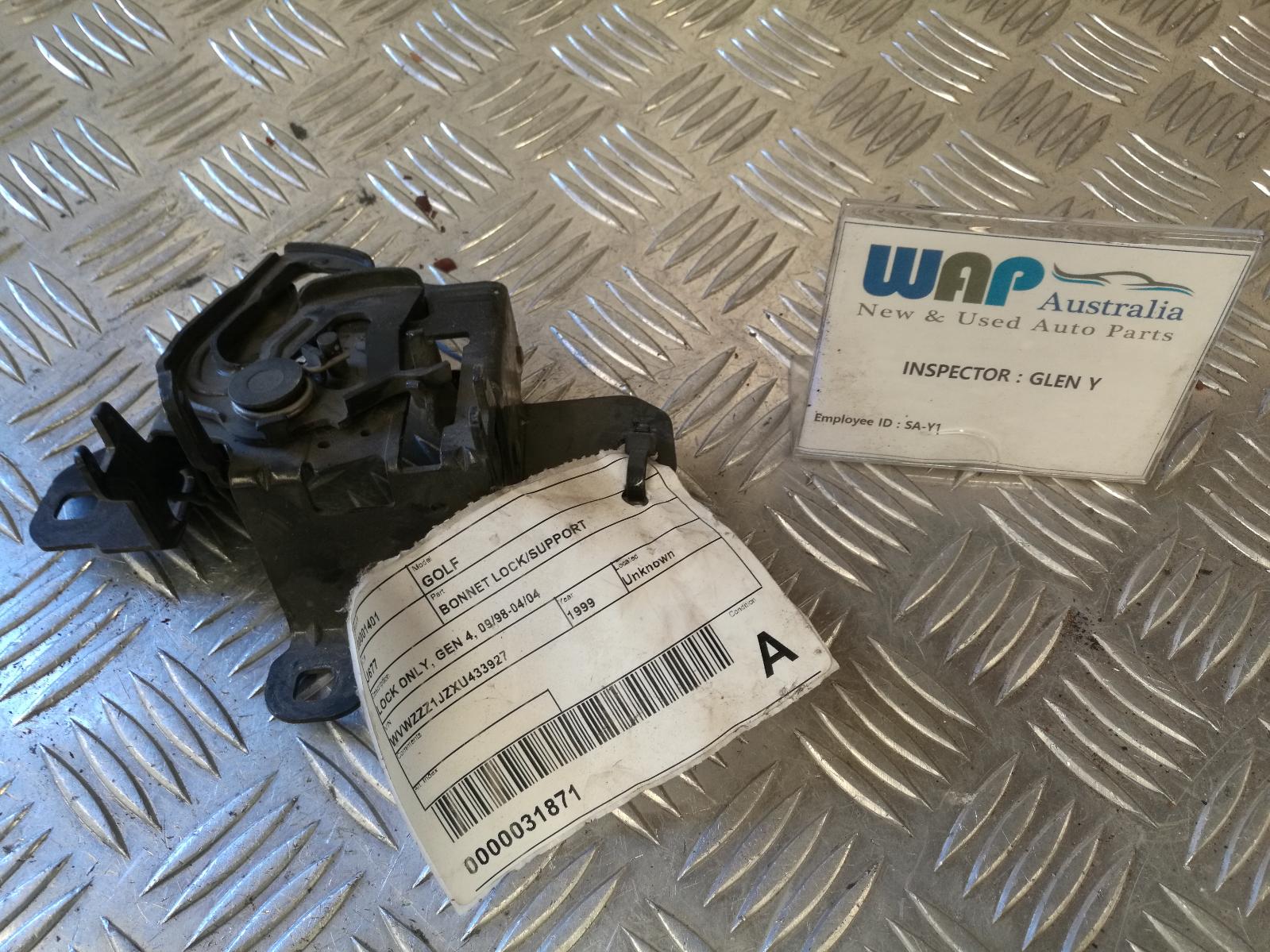 View Auto part Bonnet Lock/Support Volkswagen Golf 1999