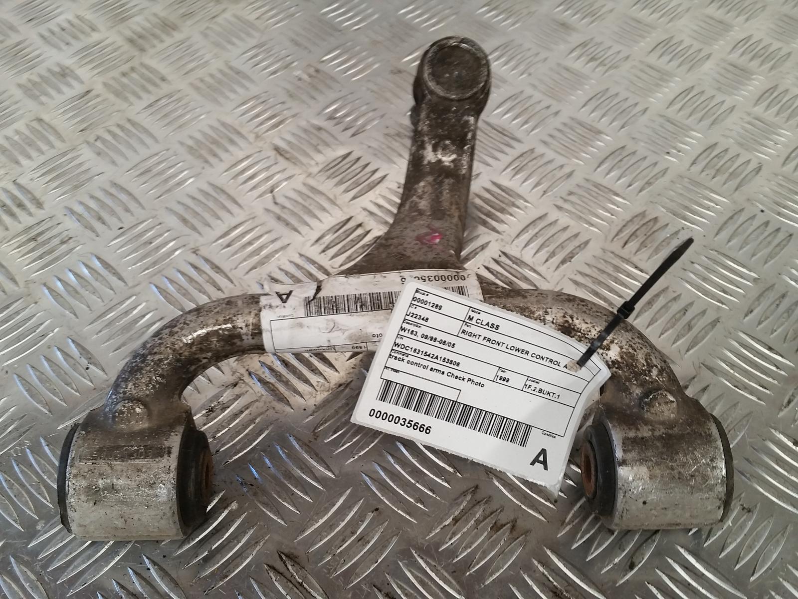 1999 Mercedes M Class Right Front Lower Control Arm View Auto part Right Front Lower Control Arm Mercedes M Class 1999