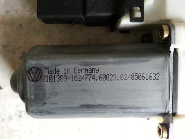 2001 Volkswagen Bora Left Rear Wnd Reg/Motor View Auto part Left Rear Wnd Reg/Motor Volkswagen Bora 2001