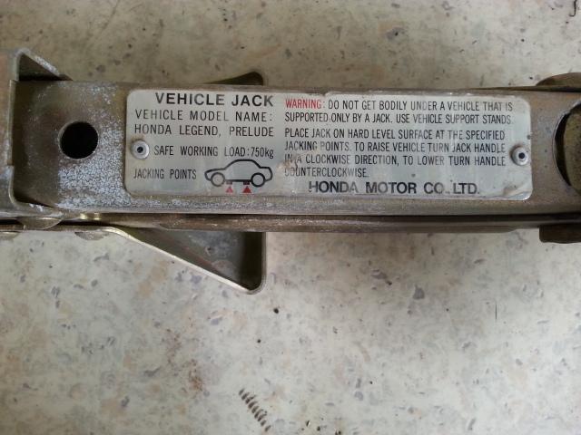 1992 Honda Prelude Jack/Tool Kit View Auto part Jack/Tool Kit Honda Prelude 1992