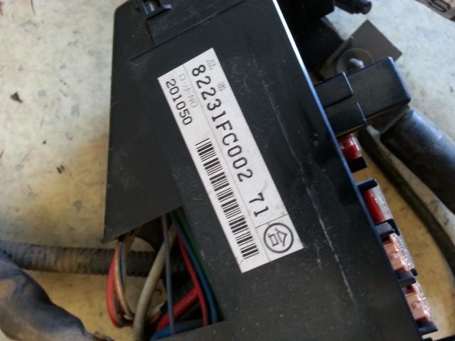 View Auto part Fuse Box Subaru Forester 2001