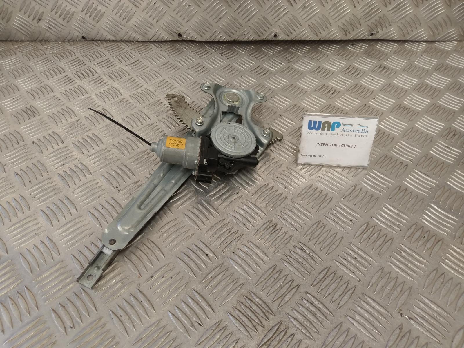2012 Nissan Micra Left Rear Wnd Reg/Motor View Auto part Left Rear Wnd Reg/Motor Nissan Micra 2012