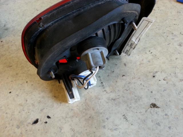 1999 Daewoo Lanos Right Taillight View Auto part Right Taillight Daewoo Lanos 1999