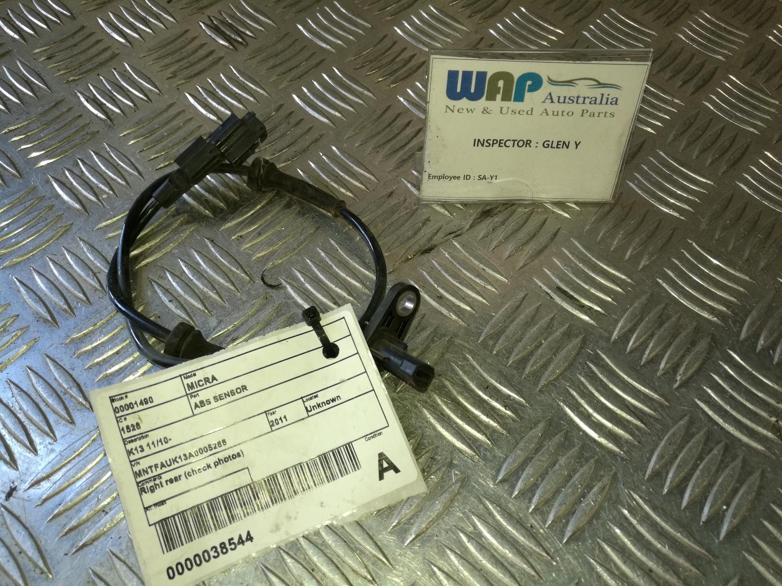 View Auto part Abs Sensor Nissan Micra 2011