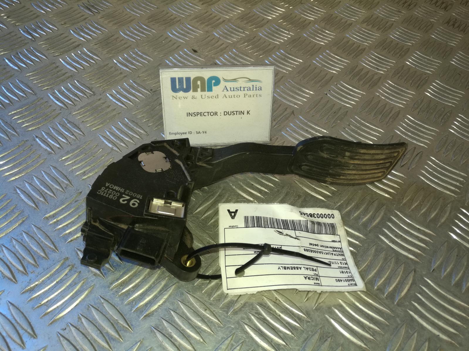 2011 Nissan Micra Pedal Assembly View Auto part Pedal Assembly Nissan Micra 2011