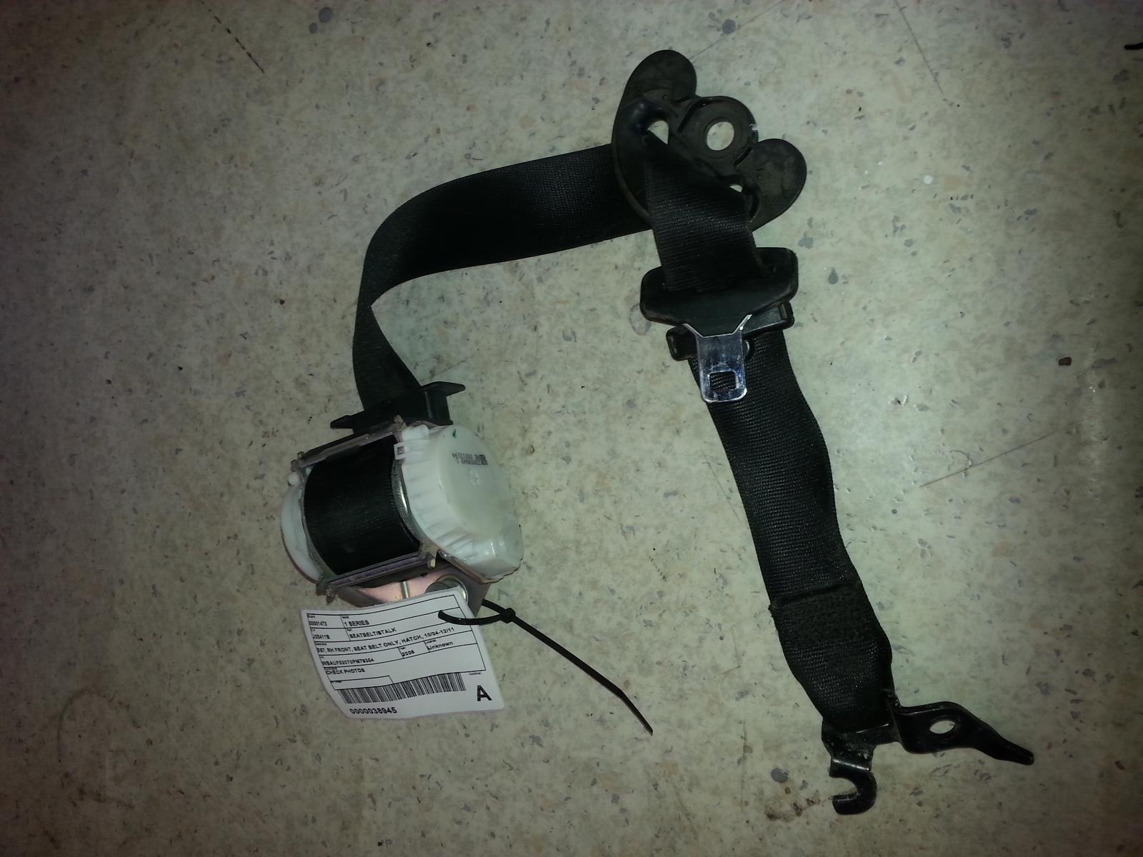 2006 Bmw 1 Series Seatbelt/Stalk View Auto part Seatbelt/Stalk Bmw 1 Series 2006