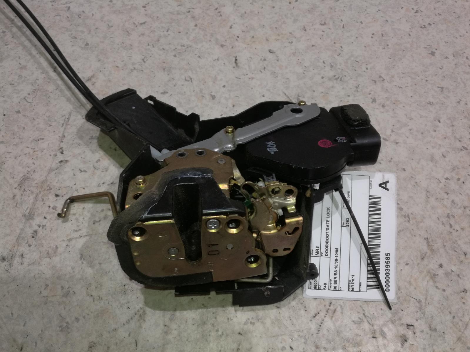 2003 Toyota Mr2 Door/Boot/Gate Lock View Auto part Door/Boot/Gate Lock Toyota Mr2 2003