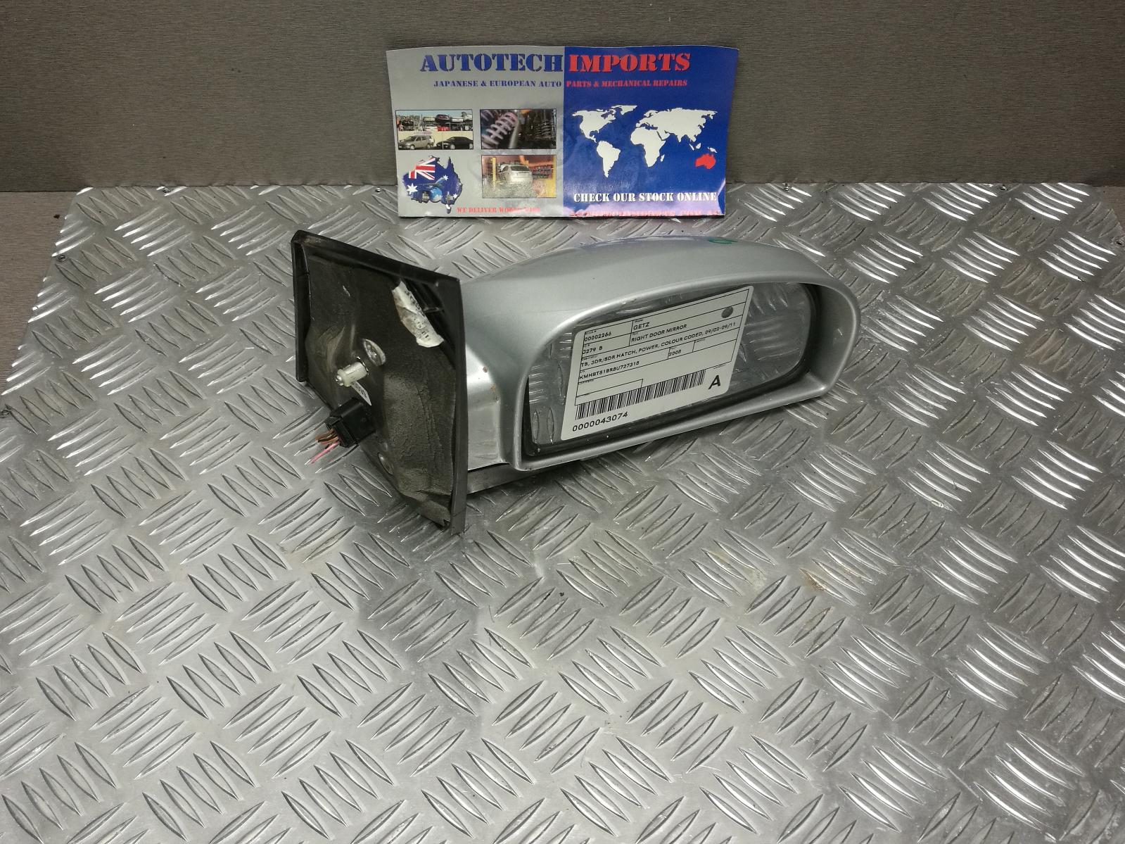 2008 Hyundai Getz Right Door Mirror View Auto part Right Door Mirror Hyundai Getz 2008