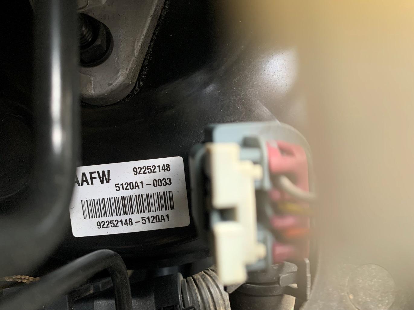 Airbag Module/Sensor Commodore Holden 2010