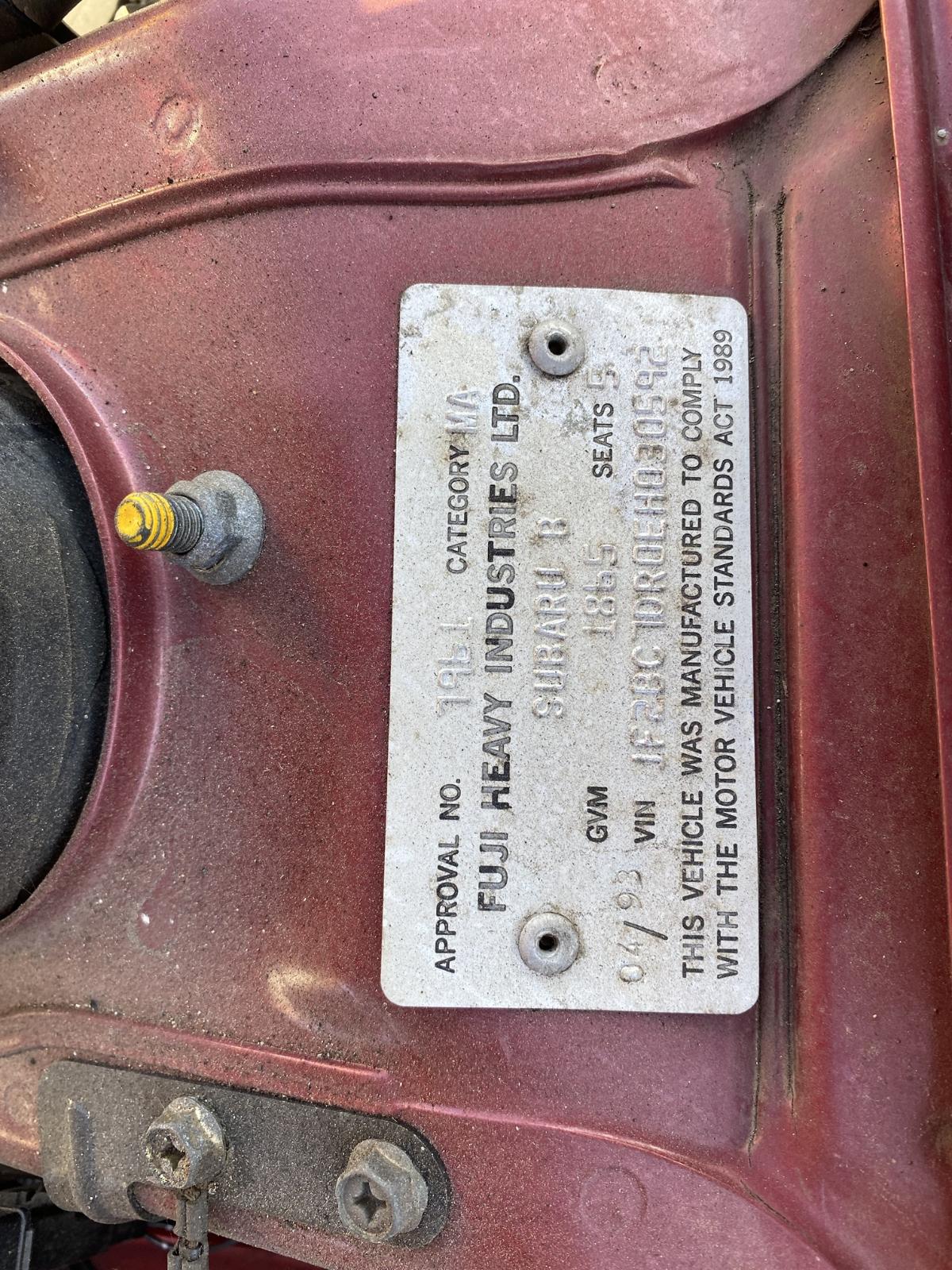 View Auto part Alternator Subaru Liberty 1993