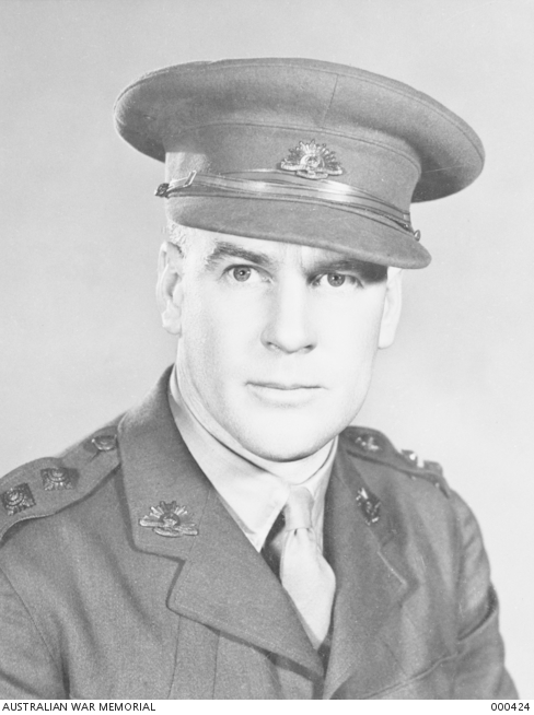 Portrait of Major W. M. Irvine, 6th Division, at the time of his ...