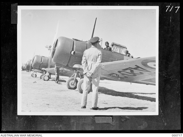 LAVERTON - THREE WIRRAWAYS READY TO TAKE OFF. RAAF AERIAL TRAINING ...