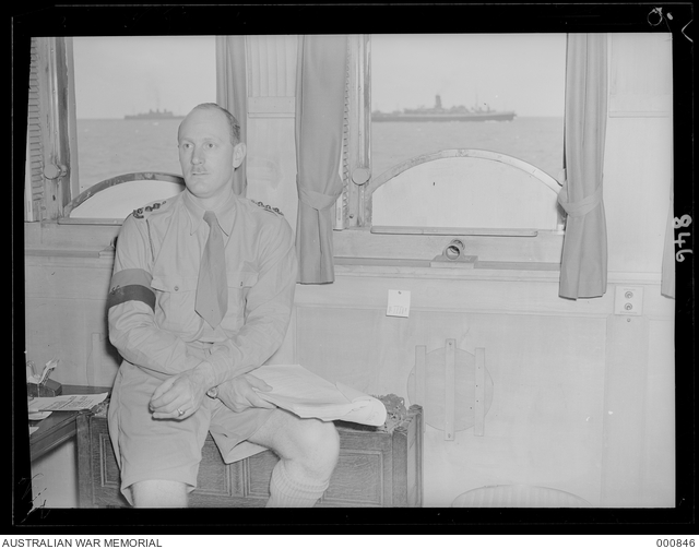 AT SEA FROM FREMANTLE - CAPT. G. COHEN STAFF CAPTAIN, AUST. OVERSEAS ...