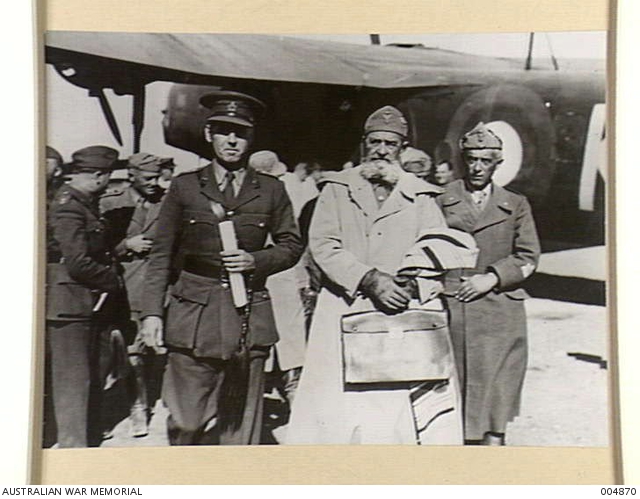 CAPTURE OF BARDIA - THREE OF THE CAPTURED ITALIAN GENERALS AND THEIR ...