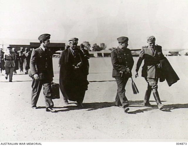 CAPTURE OF BARDIA - THREE OF THE CAPTURED ITALIAN GENERALS AND THEIR ...