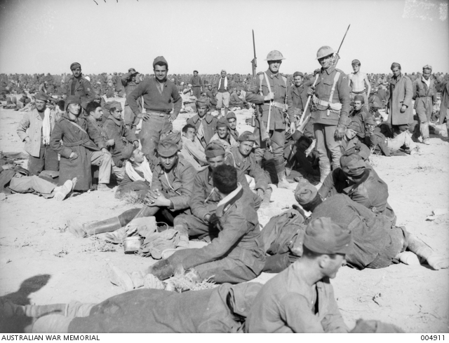 NEAR BARDIA - A SMALL PROPORTION OF THE PRISONERS CAPTURED AFTER THE ...