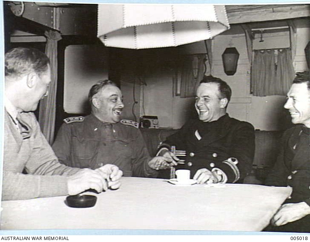 OFF BARDIA - AN AUSTRALIAN DESTROYER TOOK A LOAD OF ITALIAN PRISONERS ...