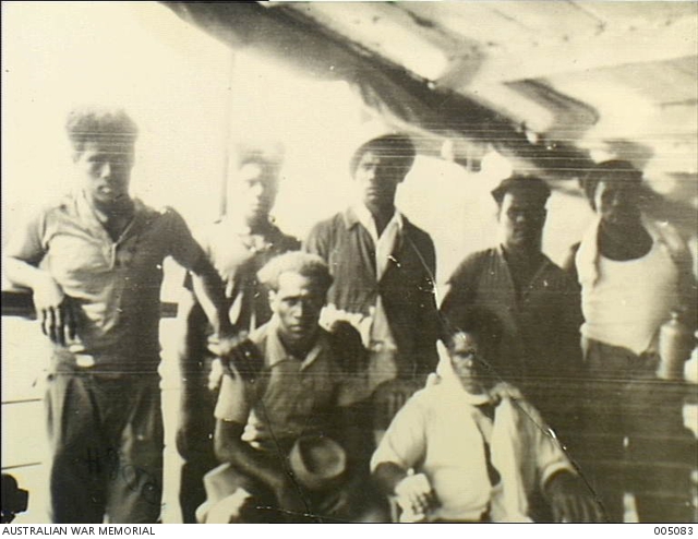 Survivors, passengers and crew from the British vessels Rangitane ...