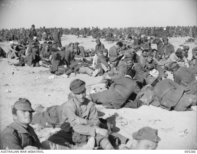 NEAR BARDIA - MORE OF THE MANY THOUSANDS OF ITALIAN PRISONERS CAPTURED ...